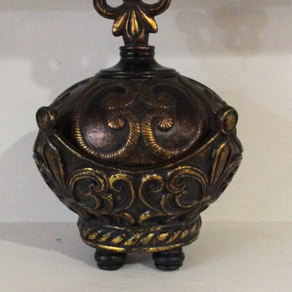 Resin Trinket/Candy Dish with Lid Decor - Picture 3 of 16